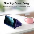 For OPPO A15 - Luxury Mirror View Full Body Protection Camera Protective Back Cover Case Front Cover Case Flip Cover Case For OPPO A15. 
