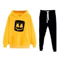 Trendy Singer Marshmello Printed Hoodie With Winter Trousers Export Quality Fleece Hoodies Tracksuit For Men. 