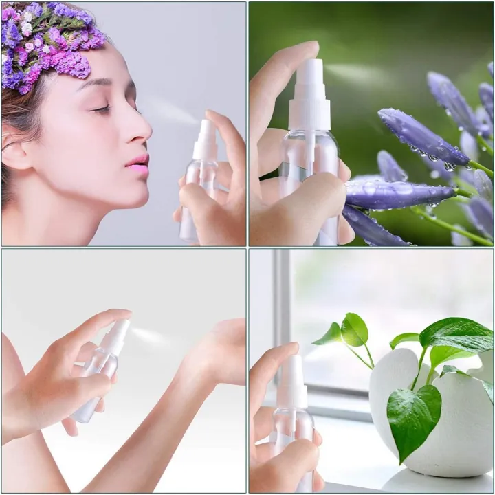 1pcs%2030ml%20Fine%20Plastic%20empty%20Mist%20Spray%20Bottle%204.1%20inch%20long%20Refillable%20for%20use%20Perfume%20set%20a%20Makeup%20Container%20Mini%20Bottle%20Leakproof%20Small%20Travel%20bottle%20Cleaning%20Cloth%20clear%2030ml%20spray%20bottle%20-%20Image%202