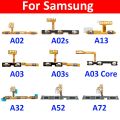 Power On Off Volume Side Button Key Flex Cable For Samsung Galaxy A02 A02S A52 A72 A32 A13 A22 A33 A53 A73 4G 5G A03s A03 Core. 
