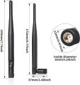 1 Piece 6dBi 2.4GHz 5GHz  WiFi Antenna for Dual Band Router Network Card RP-SMA Antenna  U.fl IPEX Cable N8S5. 