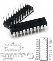 2pcs 74HC244N 74244 Octal Buffer and Line Driver 3 State DIP-20 TTL. 