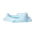 Potty Training Seat For Girls And Boys With Handles Fits Round & Oval Toilets Non-slip With Splash Guard Portable Folding Large Non Slip & Unbreakable Plastic Commode Potty Training Seat For Kids, Toddlers Toilet Seat First Year Potty Seat (blue). 
