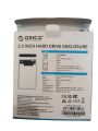 Oricon transparent external 2.5 inch hard drive enclosure design is suitable for 7 or 9.5mm, mainstream HDD or SSD.. 