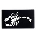 1 Piece Scorpion Pattern Henna Tattoo Stencil Woman Man Waterproof Tatoo Sticker Stencil. 