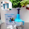 Chopper - Manual chopper - Chopper Machine - Handchopper - Advanced Multi-Function Food Processor - Vegetable Cutter - Hand Chopper - Press Start Quick Operation - Handheld Vegetable Chopper - Mixer - Blender To Chop Fruits Onions - Ginger- Herbs - Garlic. 