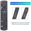 Universal Remote Control TV Remote Control for Panasonic TV with Netflix, My App Buttons. 