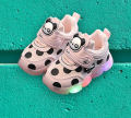 LED Toddler Girls' Light-Up Shoes, Ideal for Walking and Play, These Casual Shoes Feature LED Lights. Suitable for Kids, Children, and Babies. 20-30 sizes. 