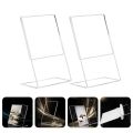 Holder Acrylic Stand Sign Table Display Menu Desktop Frame Adlabel Tentsrackslant Paper Plexi Meeting Photo Storage Nameprice. 
