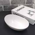 Techmanistan Ceramic Bowl, Oval Ceramic Salad Bowl, Soup Bowl, Dessert Bowl, Ceramic Serving Bowl, Oval Bowl. 
