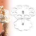 Ice Cream Cone Holder Pastry Rack Diameter 3cm Flower Shape Roll Stand Rack Home Events. 