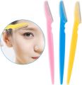 Pack of 3 Tinkle Eyebrow Razor, Facial Hair Remover Eyebrow Trimmer, Sharp Mini Makeup Shaper, Tickle Razor. 
