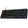 BLACK SHARK  SIXGILL K4 60% MECHANICAL KEYBOARD GAMING BLUE SWITCH FULL RGB WIRED PROGRAMMABLE (BLACK). 