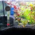 Aquarium Fish Tank Water Temperature Thermometer with Suction Cup / Sucking Cup Aquarium Water High-Accuracy Reliable Water Temperature BY KS PETS CARE. 