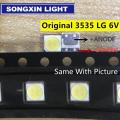 10Pcs/100Pcs For LG Innotek LED 2W 6V 3535 Cool white LCD Backlight for TV Application Led Backlight Lg 3535 Latwt391rzlzk. 