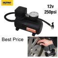 Imported Portable 12 volt Electric Car Air Compressor Car Air Pump Car Tire Air Inflator Car Tyre Air Inflator Pump Compressor Electric Air Blower Toolkit Tool Kit Tyre Tire Air Pressure Gauge Car Gadgets Accessories. 