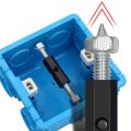 2PCS Junction Box Kit 86/118/120 Type Wall Mount Repair Tool Screws Support Rod Socket Switch Recovery Cassette Repairer Dark Box Repair Pole. 