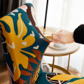 Flower Printed Seat Cover Dining Room Living Room Elastic Chair Cover. 