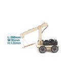 Kids DIY Wooden Electric Electromagnet Crane Science Experiment Model Building Kits Creative Early Learning Education Toys Gift. 