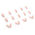 24Pcs Pink White Fake Nails with Glue DIY Wearable Nails Stylish Pattern Artificial Nails. 