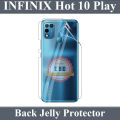 Infinix Hot 10 Play Back Protector Soft Film Protector Hydrogel Poly Sheet Proctection For Infinix Hot 10 Play. 