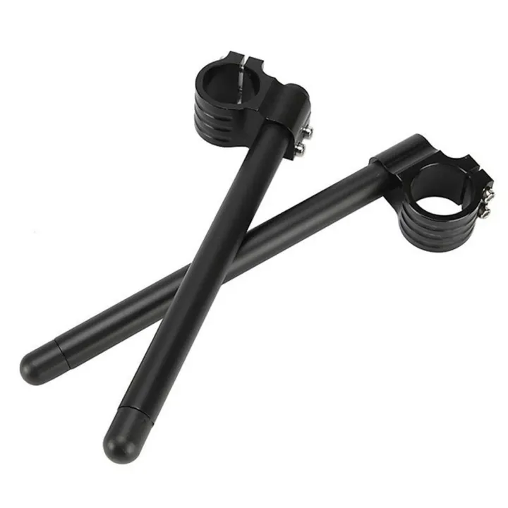 Black%20Universal%20CNC%20Clip%20On%20Handle%207/8"%20Handlebars%20High%20Quality%20Handle%20Bar%20CNC%20Universal%20For%20Most%20Caf%C3%A9%20Racer%20Motorcycle%20Street%20Sport%20Bike%20YBR,%20Suzuki,%20Honda%20ETC%20Black%20-%20Image%208