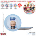 Cartoons Characters Printed Disposable Serving Paper Plates Collection For Kids Tableware Party Plate Sets Birthday Celebration Event Decoration Enjoy Deserts Cake Snacks In Boys, Girls Home & School Parties Attractive Designs Decorative Supplies. 