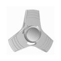 Transformer Metallic Fidget Spinner - Silver. 