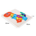 Puzzle Toy Broken-proof Promote Brain Development Dinosaur Toy. 