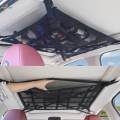 Generic Car Ceiling Cargo Net Overhead Storage Net Double Car Roof Small. 