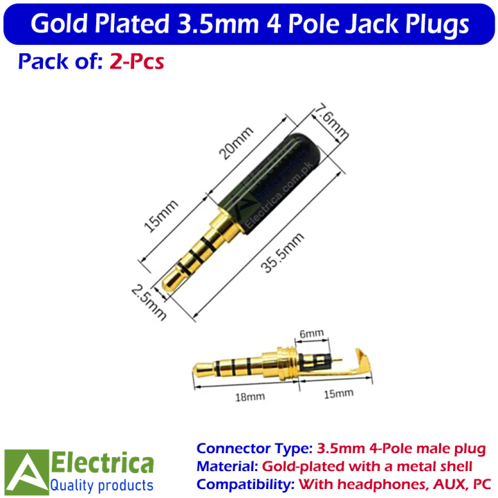 2pcs%20Gold%20Plated%204%20Pole%203.5mm%20Male%20Headphone%20Jack%20Plug%20Audio%20Repair%20Connector%20Premium%20Quality%20by%20Electrica%20-%20Image%203