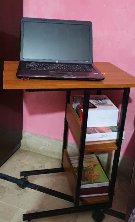 Wooden%20Laptop%20side%20Table%20for%20sofa%20&%20bed%20with%20Wheels%20Shelf%20Multi-Functional%20-%20Image%205