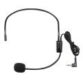 Portable Wired Speech Speaker Headset Microphone For Voice Amplifier. 
