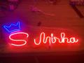 Customized Neon Sign , Upgrade Your Space with Personalized Neon Signs: Affordable, Neon Lights for Your Own Room Decoration! ( 4-8 letters with Crown for just 1999) .. 