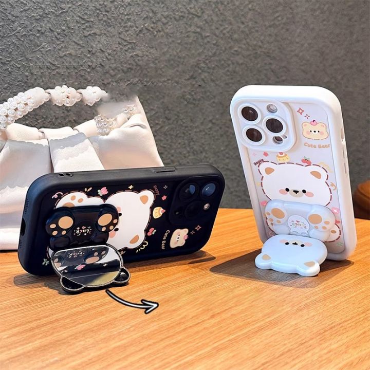 Case%20for%20redmi%2014C%205g%2015C%2015%20A5%204G%20poco%20c75%20c71%20poco%20F7%20M7%20PRO%205G%20back%20cover%20Softcase%20Silicone%20shockproof%20Cover%20new%20design%20aesthetic%20Rotatable%20mirror%20Cute%20Bear%20with%20holder%20JTXXZJ01%20-%20Image%205