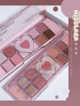 Miss Lara Heart Shape 12 Color Eyeshadow Makeup Palette,. 