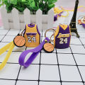 Lakers Kobe Bryant Jersey NBA Polo Shirt Keychain Bag Car Pendant Key Holder. 
