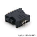 DMS 59 pin HDMI high definition interface VGA DVI female converter to graphics card adapter cable. 