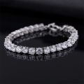 【shenggangshangmao001】SIPENGJEL 4 mm Cubic Zircon Tennis Bracelets For Women TemperamenIced Out Round Stone Hand Chain Jewelry. 