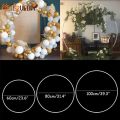[60/80/100CM Air Ring Balloon Ring] [Round Balloon Stand Arch Garland] [Birthday & Wedding & Party Decoration]. 