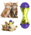 Cat Pet Food Dispenser Toy Leak Treat Ball. 