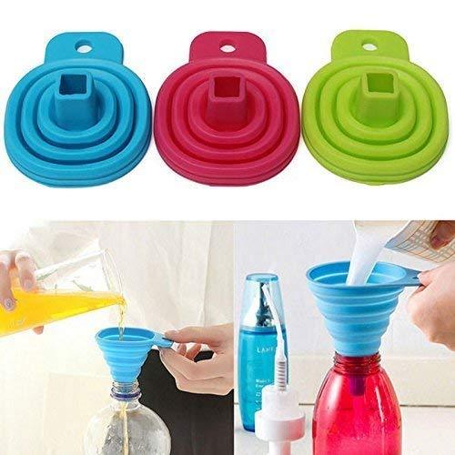 AR Mall Funnel Kitchen Tool Retractable Silicone Oil Liquid Silicone ...