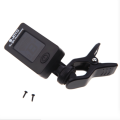 【Footprint】 Guitar Tuner Digital Clip-On Tone Tuner For Electric Urikri Bass Violin Universal 360 Degree Rotatable Sensitive Built-In Batter. 