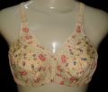 Pack of 4 Thin Strap Cotton Bras - Assorted Colors & Adjustable Sizes (30-42). 