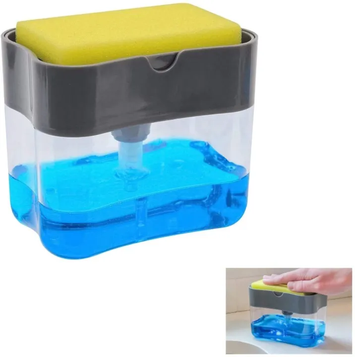 Soap%20Pump%20Dispenser%20and%20Sponge%20Holder,Lutos%20Kitchen%20Dish%20Soap%20Dispenser%20+%20Sponge%20Holder%202-in-1,Good%20Grips%20Soap%20Dispensing%20Sponge%20Holder%20Random%20Color%20-%20Image%203