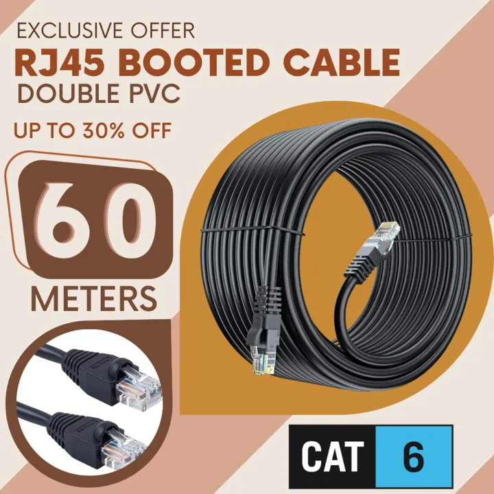 Ethernet Cable Lan Cable 60 METER Cat6 Network Cable Internet Cable Good Quality