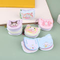 Sanrio Cute Mini Notebook Kuromi Melody Cinnamoroll Notebook New Decompression Pu Pendant Small Gift. 