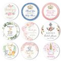 Personalized Baby Shower Thank You Favor Stickers,1.5~3 Inch Waterproof Round Sticker, Labels for Children's Birthday Party. 