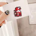 FF1 Red Mage sprite Magic Knight Combat Medic Warriors of Light enamel pin Vintage Video Games Characters brooch badge. 