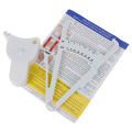 2Pcs/Set White PVC Body Fat Caliper Measure Tape Tester Fitness for Lose Weight. 